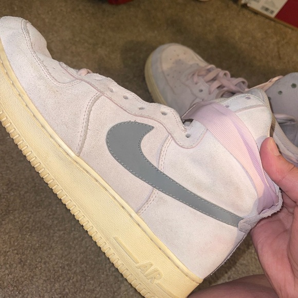 Nike Air Force 1 High Tops Mens Arctic Pink - Picture 3 of 5